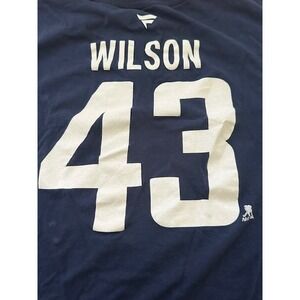Fanatics Washington Capitals Tom Wilson 43 NHL Mens Navy T Shirt